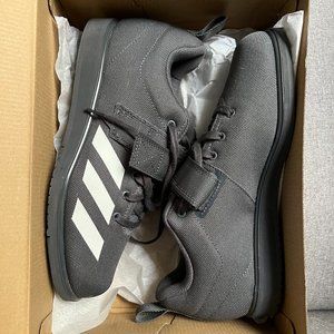 adidas Men's Powerlift 4, White/Grey, 8 M US